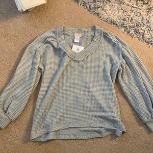 Altars State waffle blouse